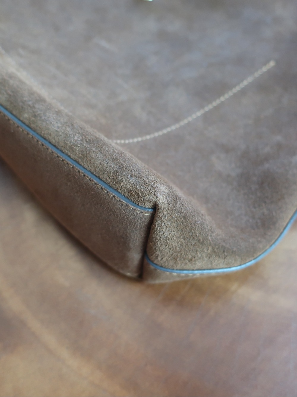 Coach Brooklyn 28 in Warm Brown Suede - Picture 12 of 14